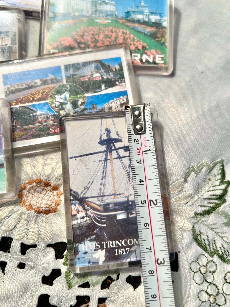Vintage UK Travel Souvenir Fridge Magnets – Set of 10