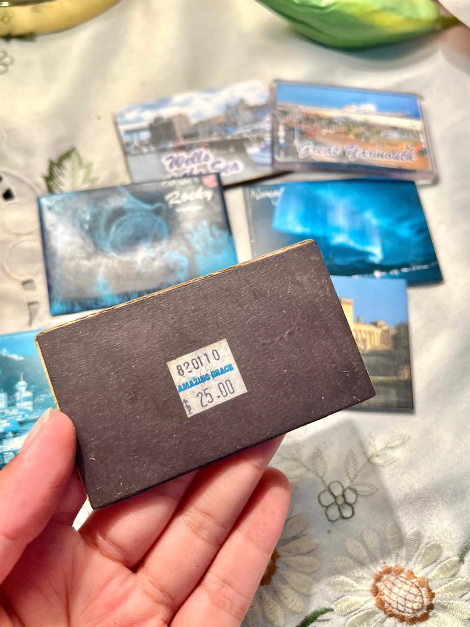 Vintage Travel Souvenir Fridge Magnets Set – 7 Pieces