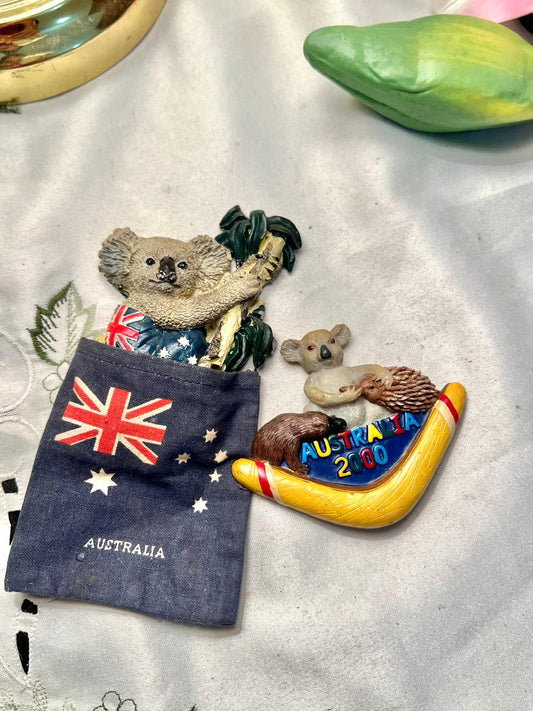 Australia Koala Souvenir Magnets – Set of 2