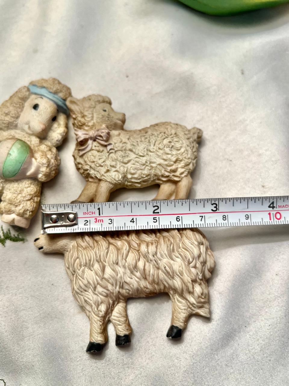 Vintage Sheep & Lamb Fridge Magnets – Set of 3