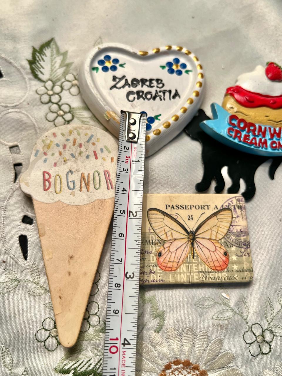 Vintage Novelty Fridge Magnets – Set of 4