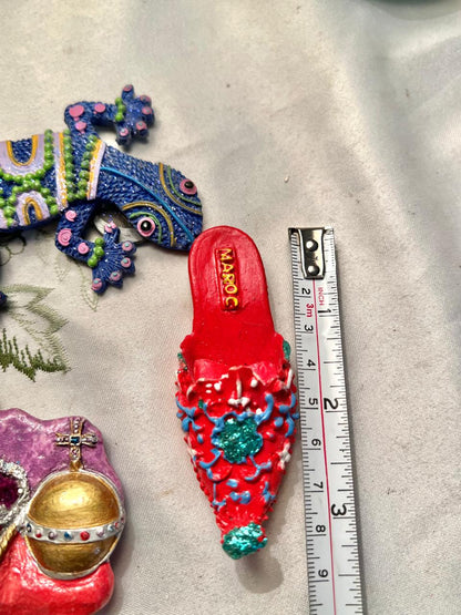 Blue Lizard Gecko Decorative Souvenir Magnet