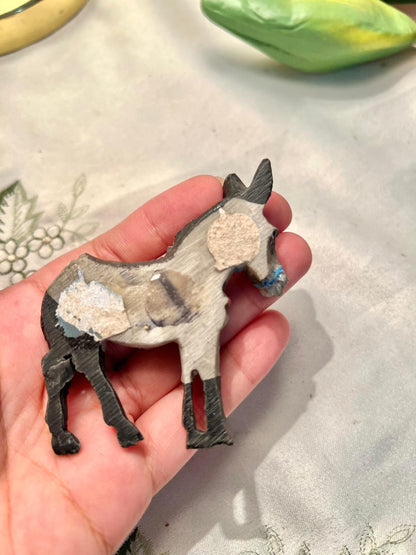 Cyprus Donkey Souvenir Fridge Magnet, 3 in