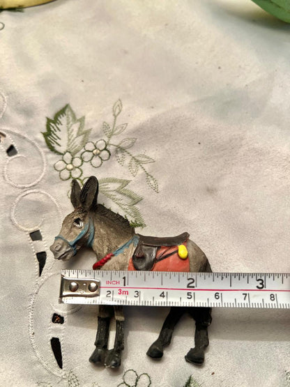 Cyprus Donkey Souvenir Fridge Magnet, 3 in