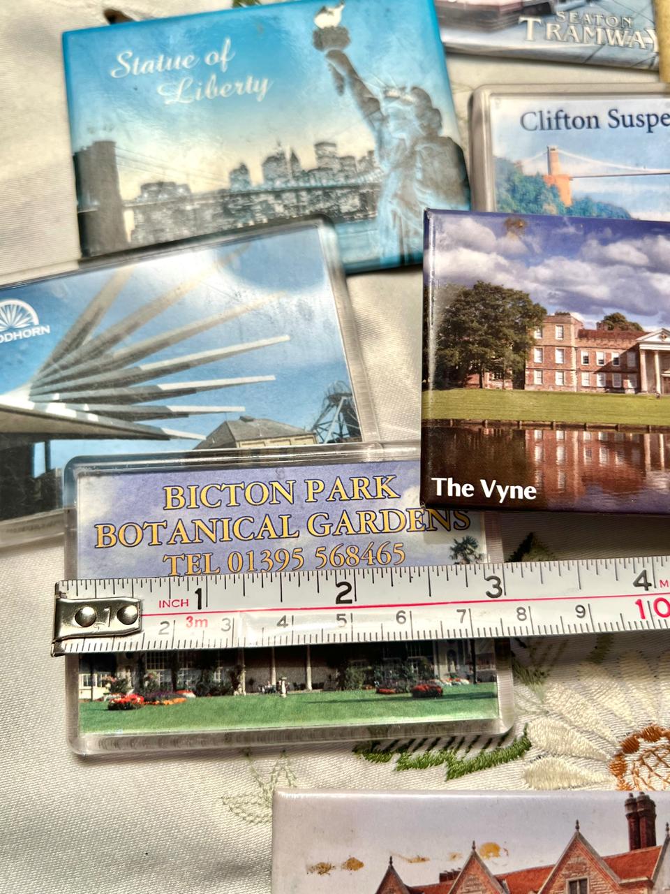 Travel Souvenir Fridge Magnets Set of 10 UK & Landmark Designs