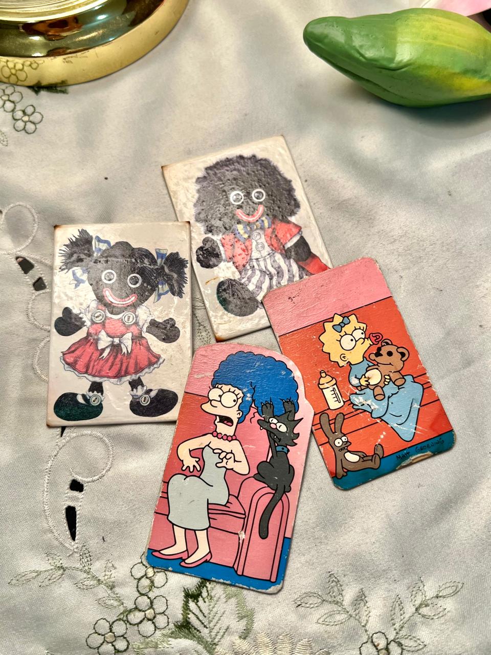 Assorted Novelty Character Fridge Magnets Set of 4