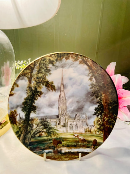 Coalport John Constable Salisbury Cathedral Fine Bone China Plate – 8