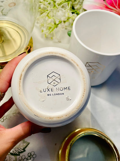 Luxe Home London Tea & Coffee Ceramic Canister Set