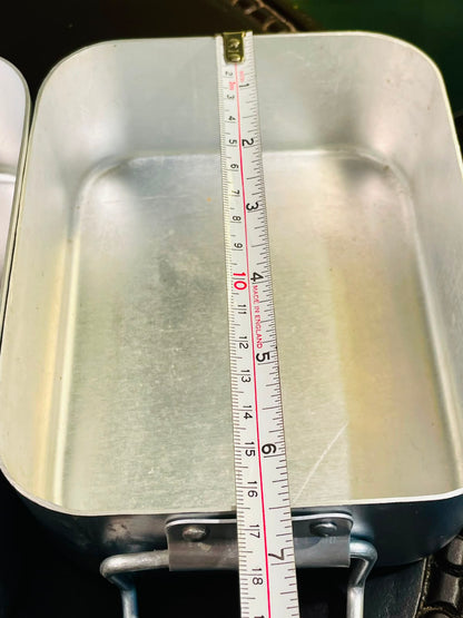 Hi Gear Aluminium Oven-Safe Mess Tins 2pc Set