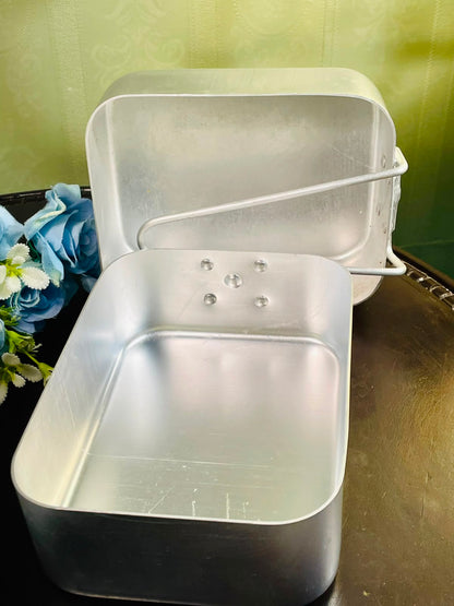 Hi Gear Aluminium Oven-Safe Mess Tins 2pc Set