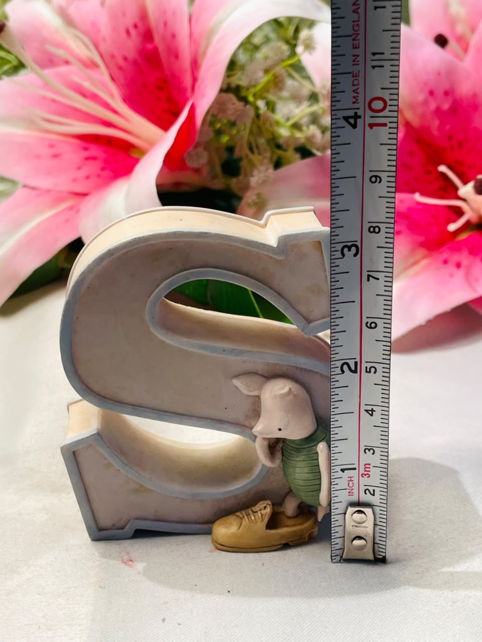 Letter S Character Decorative Figurine Approx. 3.5 Inch