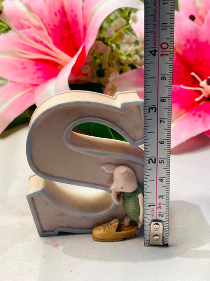 Letter S Character Decorative Figurine Approx. 3.5 Inch