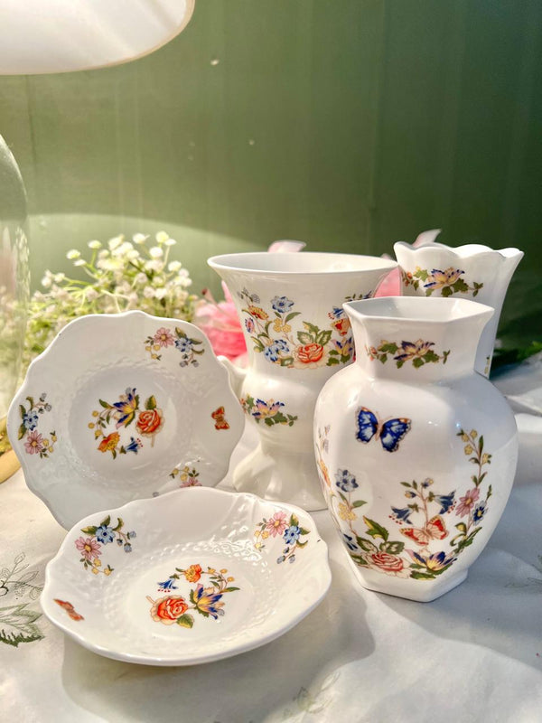 Aynsley Cottage Garden Fine Bone China Floral 5-Piece Set
