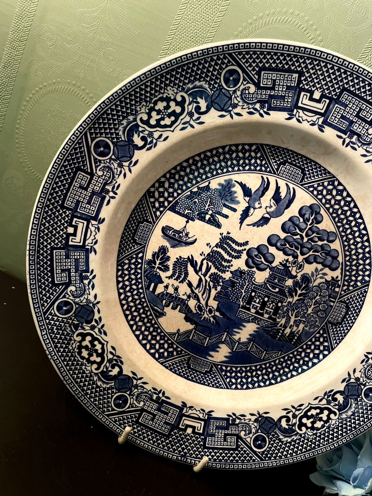 Swinnertons Old Willow Staffordshire Plate 9 Inch