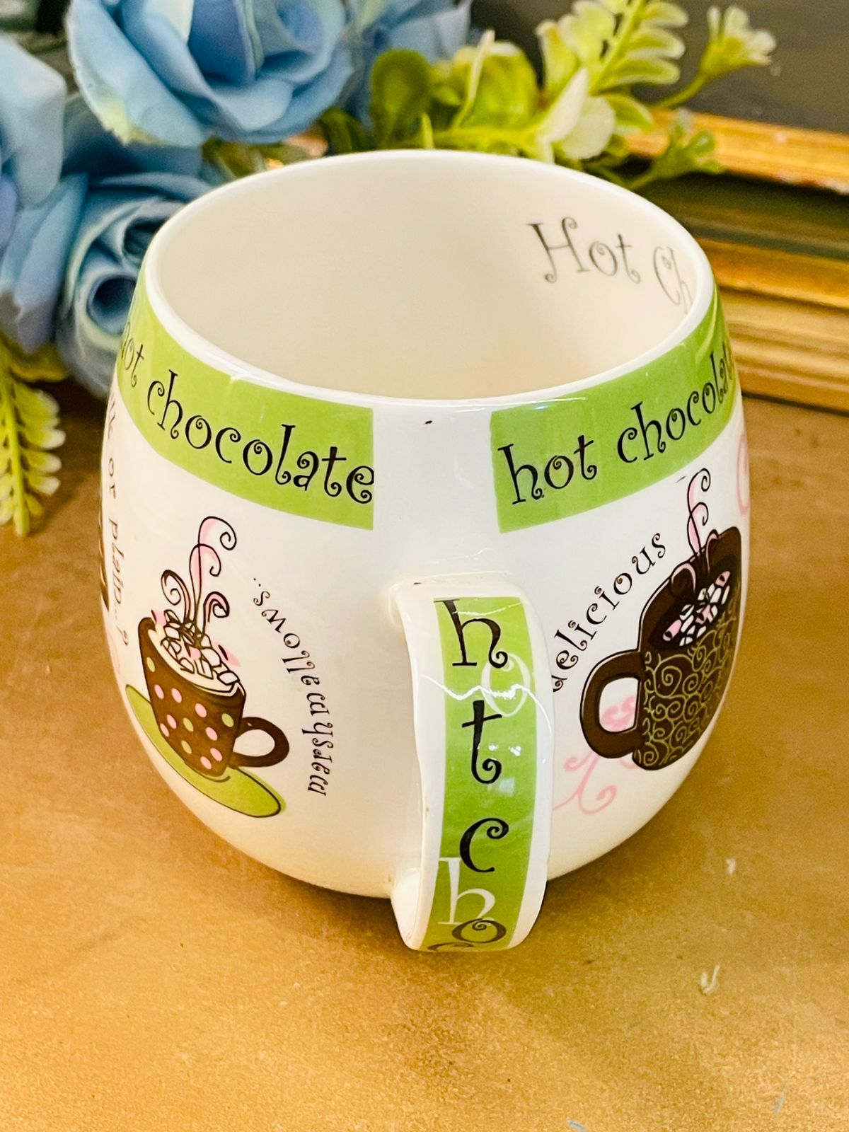 Vintage-Style Fine Bone China Hot Chocolate Mug