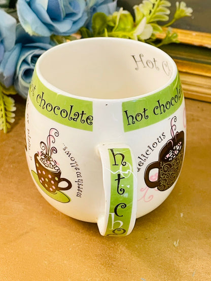 Vintage-Style Fine Bone China Hot Chocolate Mug