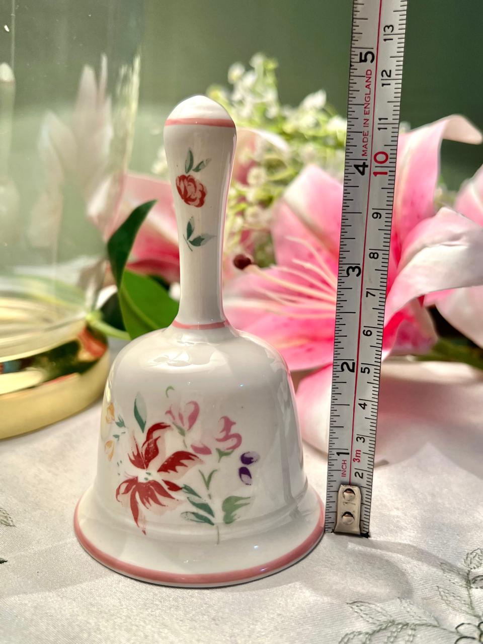 Fiesta Fine Bone China Floral Hand Bell 5"