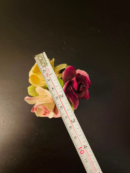 Jon Anton English Bone China Rose Posy Ornament 3 Inch