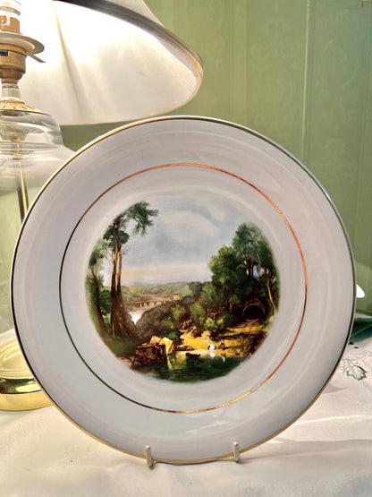 Botanics of Staffordshire Landscape Wall Plate – 9.5 Inch