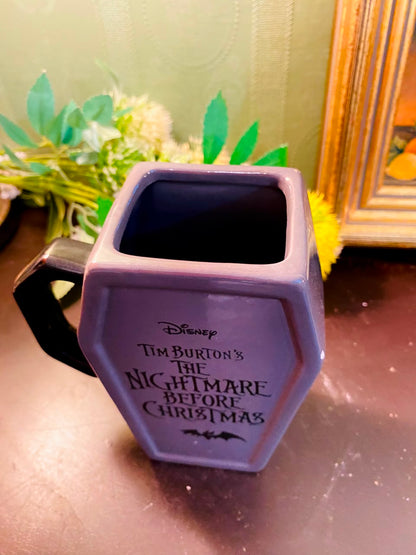 Disney Tim Burton's The Nightmare Before Christmas Coffin Mug 5.5 Inch