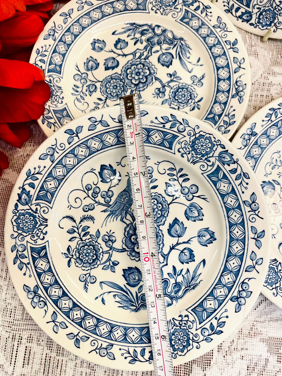 Broadhurst Nankin Blue Quarter Plates