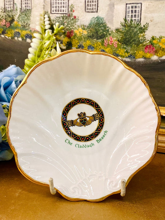 Royal Tara Claddagh Fine Bone China Trinket Dish Ireland