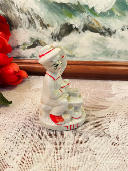 Vintage Porcelain Tailor Lady Figurine