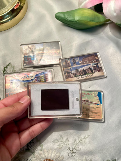 Vintage Travel Souvenir Fridge Magnets – 5 Piece Set