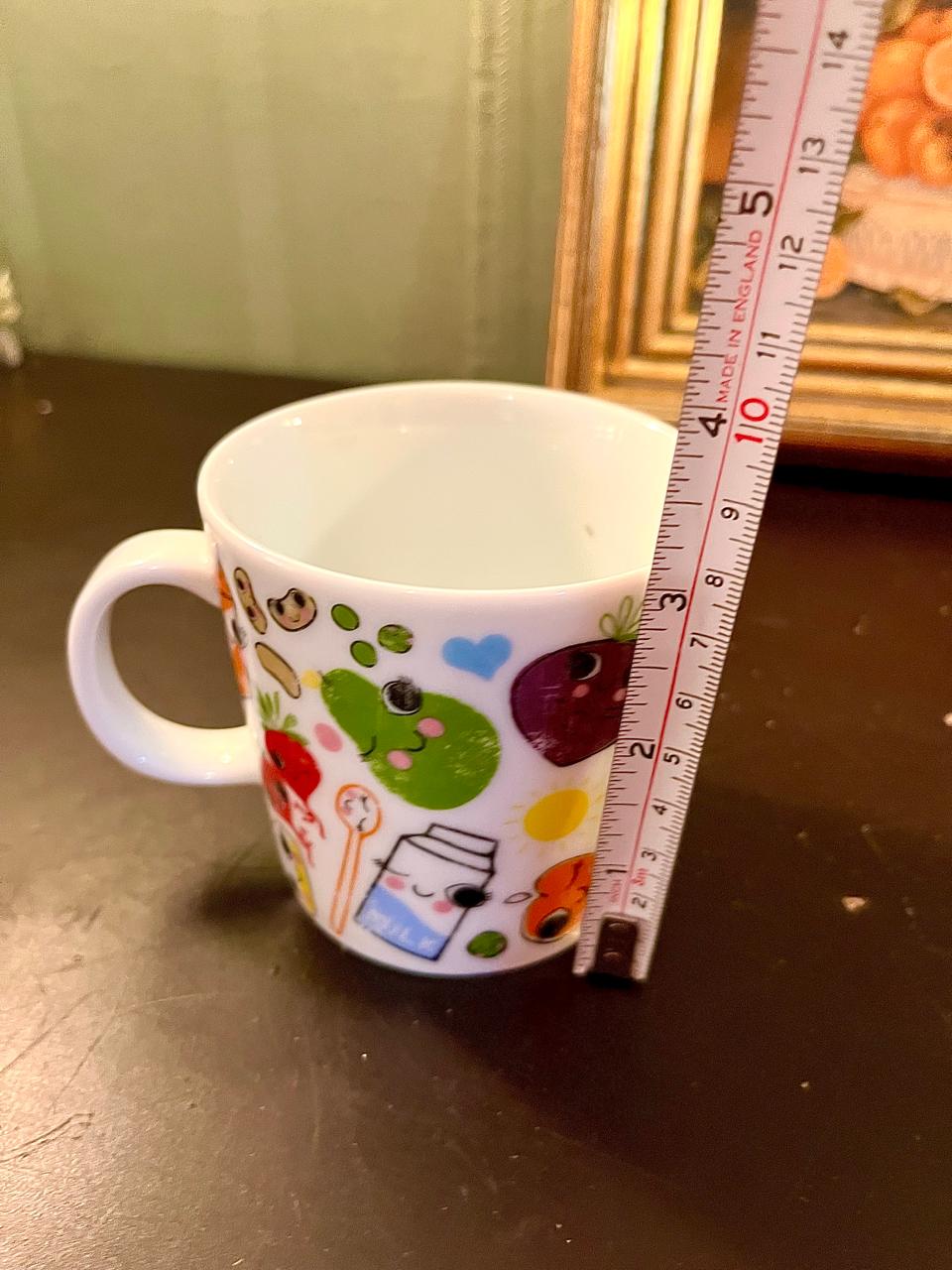 Kawaii Food Character Ceramic Mug – 4 Inch