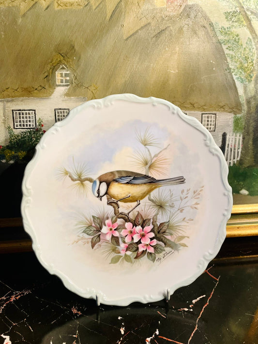 #RoyalAlbert #BoneChina #WoodlandBirds #CollectorPlate #BlueTitmouse #ReginaldJohnson #VintageRoyalAlbert #EnglandCrockery #AntiquePlate #CollectiblesPakistan