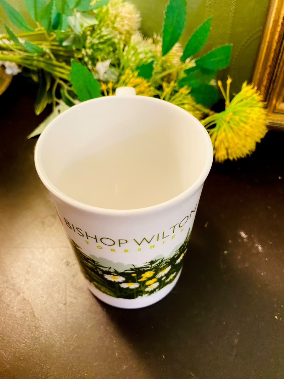 Botanical Garden Ceramic Mug 4 Inch Nature-Inspired Coffee Cup