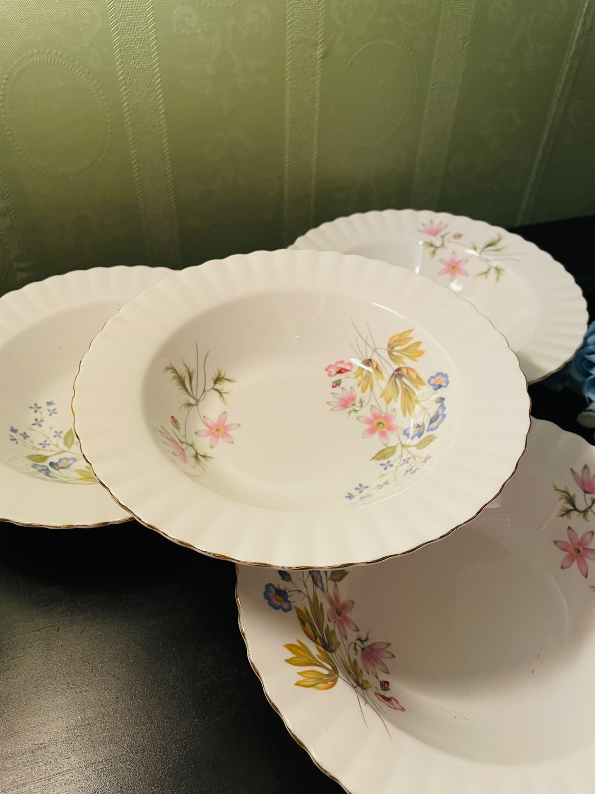 Richmond Wild Anemone Bone China Bowls Set of 4