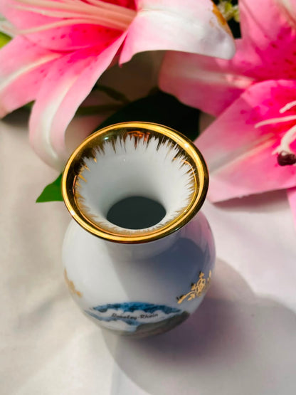Kleiber Bavaria Loreley-Rhein Porcelain Vase Approx. 11 cm