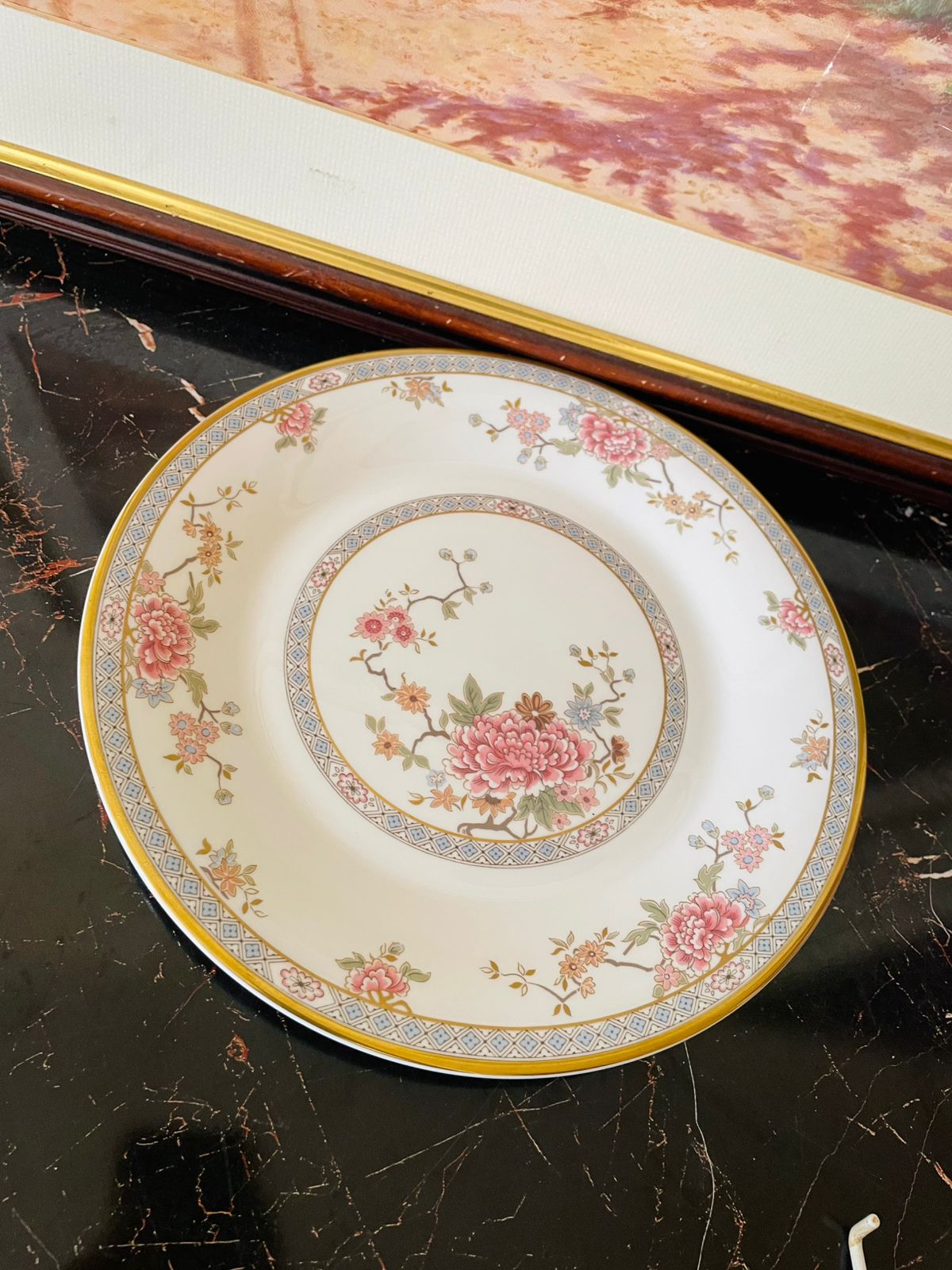 Royal Doulton Canton Decor Plate – Fine Bone China, England (1977)