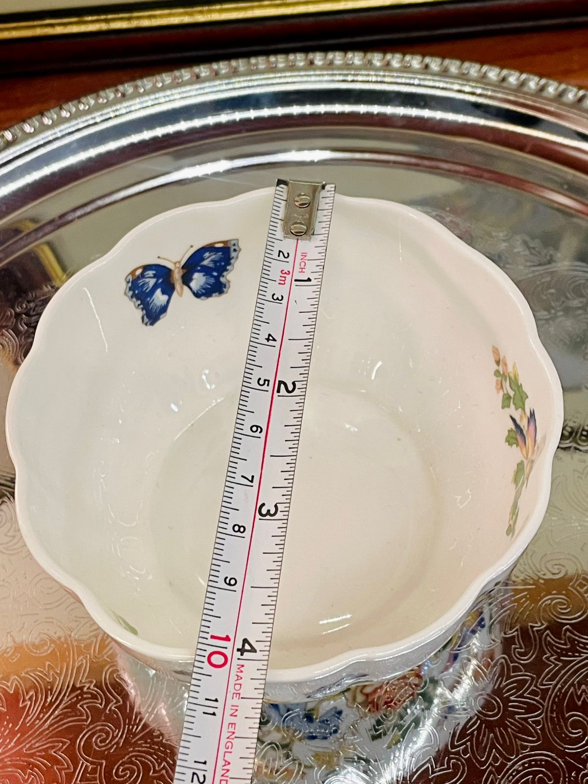 Aynsley Cottage Garden Var-i-eté Bowl – Fine Bone China – England