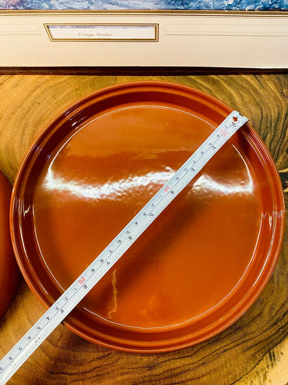 Vintage Garlic Terracotta Roasting Baker with Lid