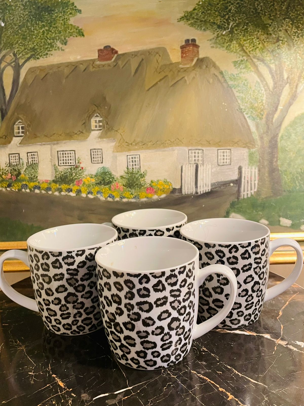 Set of 4 Tea mugs, Coffee mugs, Oven Safe, ceramic , England