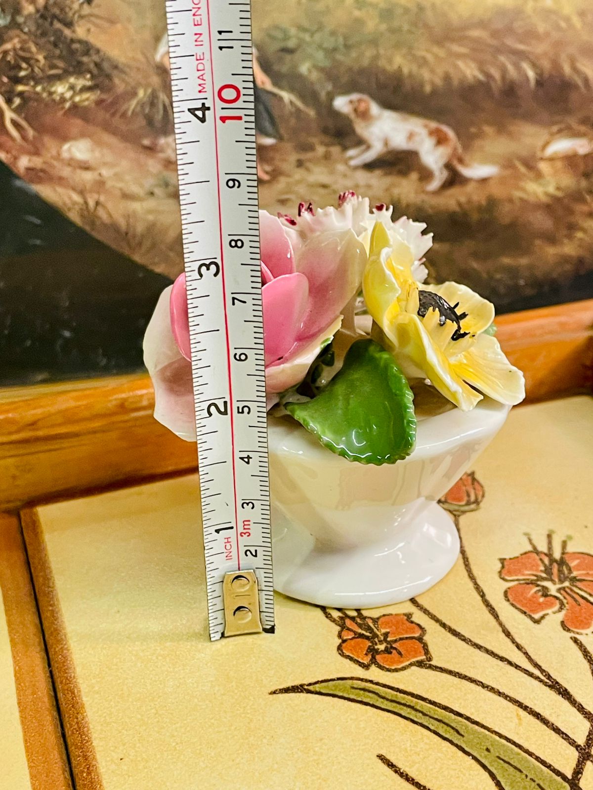 3d Floral Decor Piece, Bone China Flower Vase – Made in England