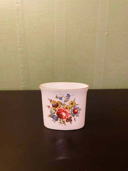 Royal Worcester Floral Bone China Small Vase