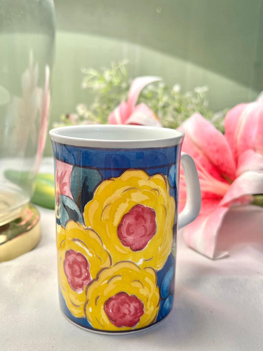 Royal Doulton South Pacific Floral Bone China Mug – 4 Inches
