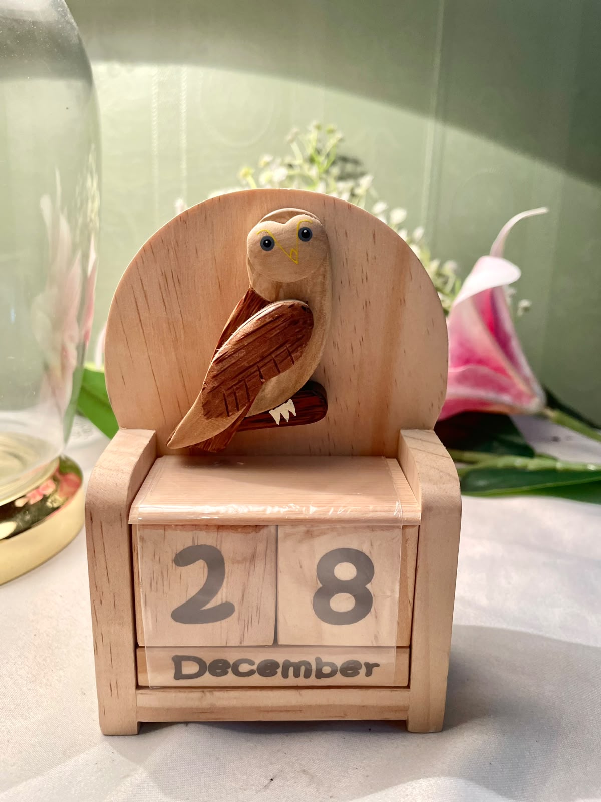 Wooden Duck Perpetual Calendar 6"
