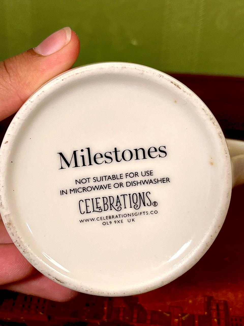Milestones 50 Fifty Celebration Mug – 4.5"