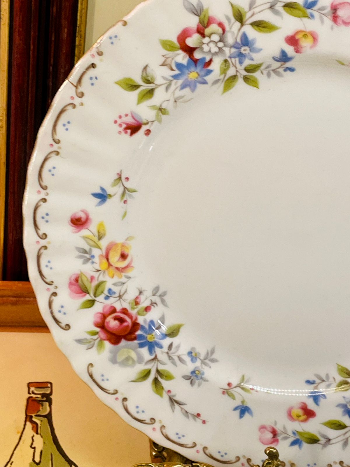 Royal Albert “Jubilee Rose” Bone China Plate – Made in England