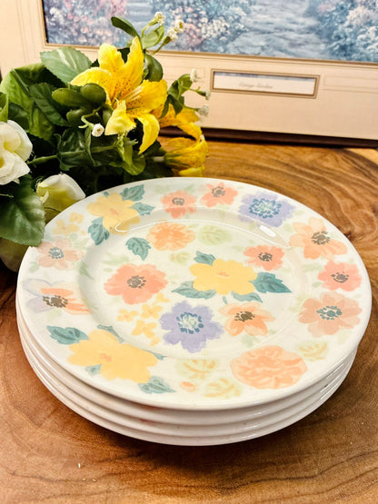 Widsummer Floral Dessert Plates Set of 5