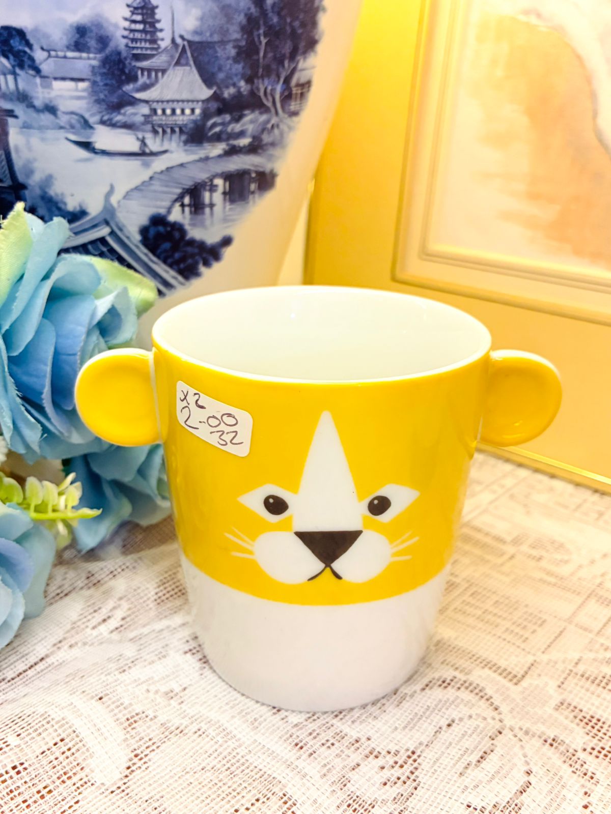 Cute Animal Ceramic Planters - Panda and Cat Design, Small Indoor Pots