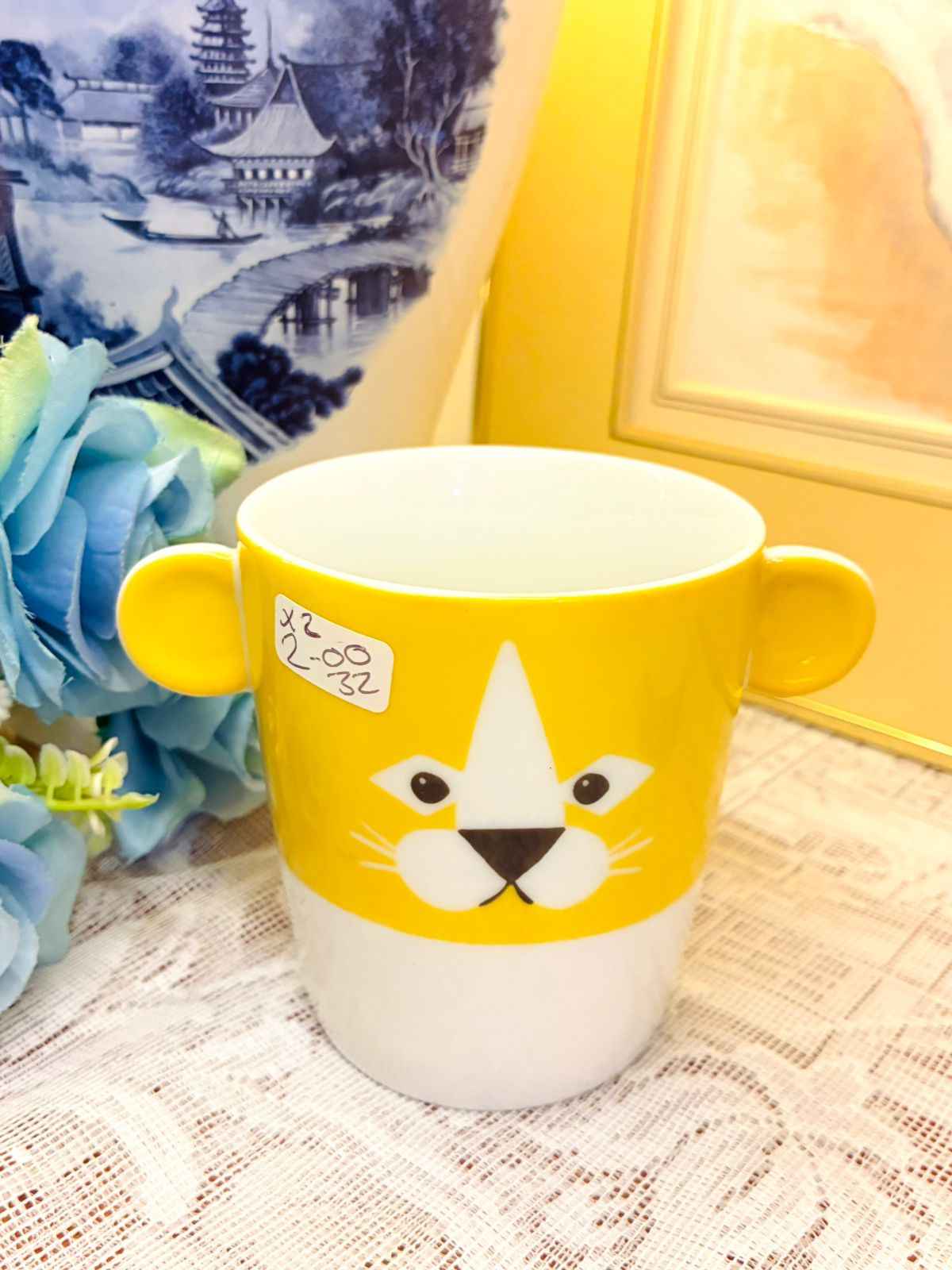Cute Animal Ceramic Planters - Panda and Cat Design, Small Indoor Pots