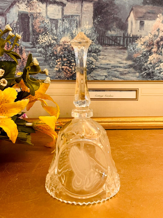 Vintage Lead Crystal Bell – Psalm Glass Collectible Decor