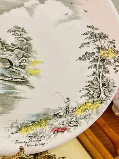 Alfred Meakin “Trinity Bridge Cambridge” English Bridges Plate