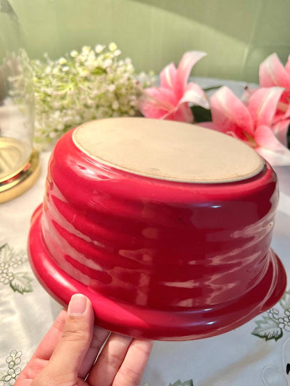 Lareg Ceramic Serving Bowl 10.5" – Deep Round Design