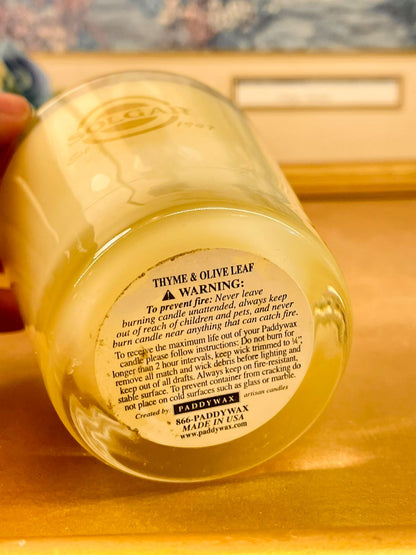 SOLGER & Scented Glass Candle